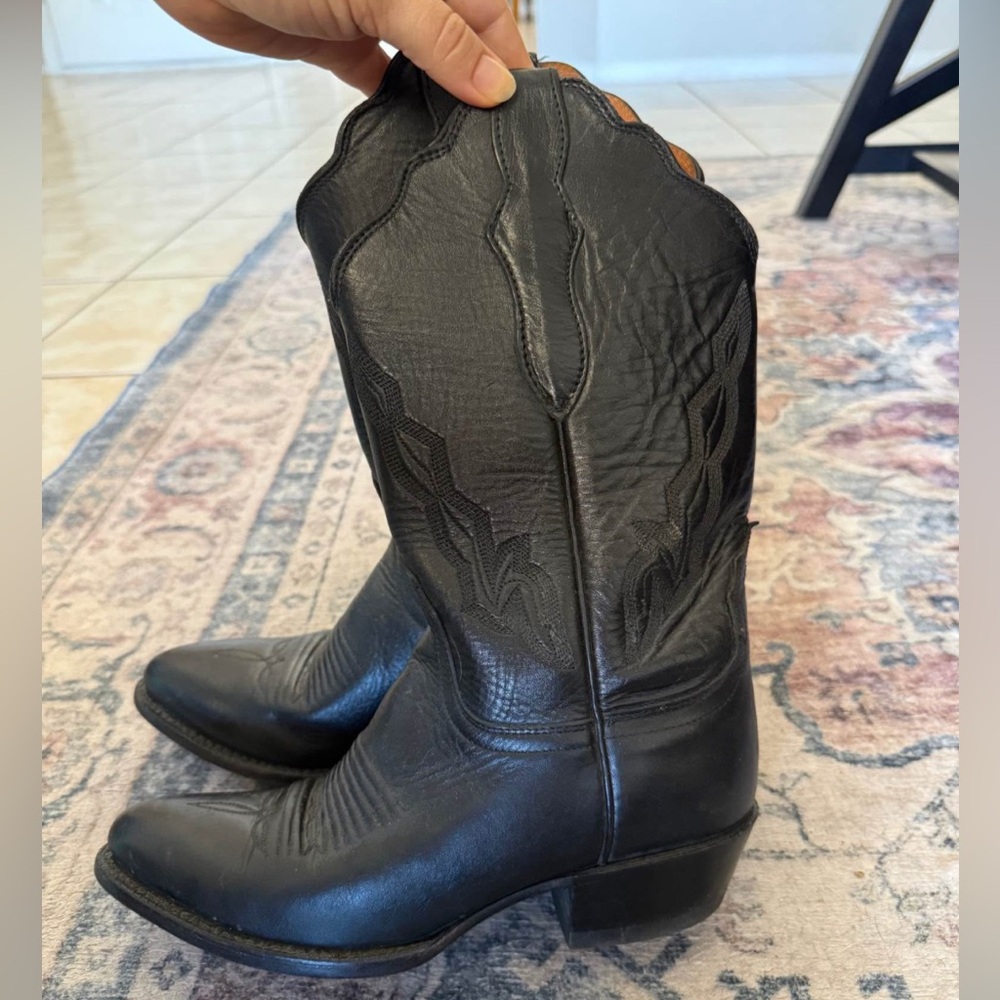 Lucchese  2000 T2551J black Cowgirl Boots Size 6